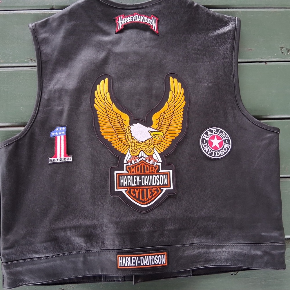 Five Harley-Davidson Embroidered Patches